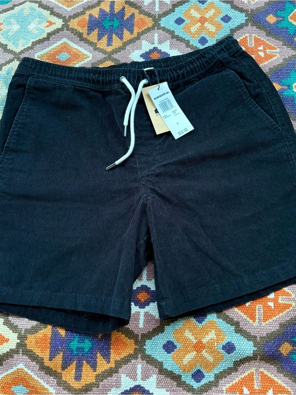 Quick Silver TaxerCord Shorts Men’s Size Medium Textured Original Fit Vintage